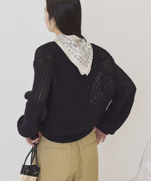 AMERICAN HOLIC ルーズニットプルオーバー Black