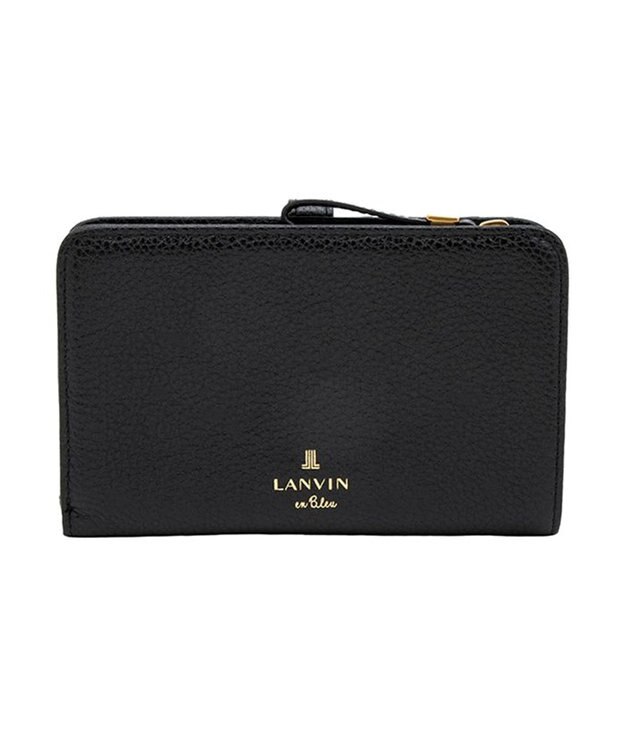 LANVIN en Bleu リュバン 二つ折り財布 ブラック