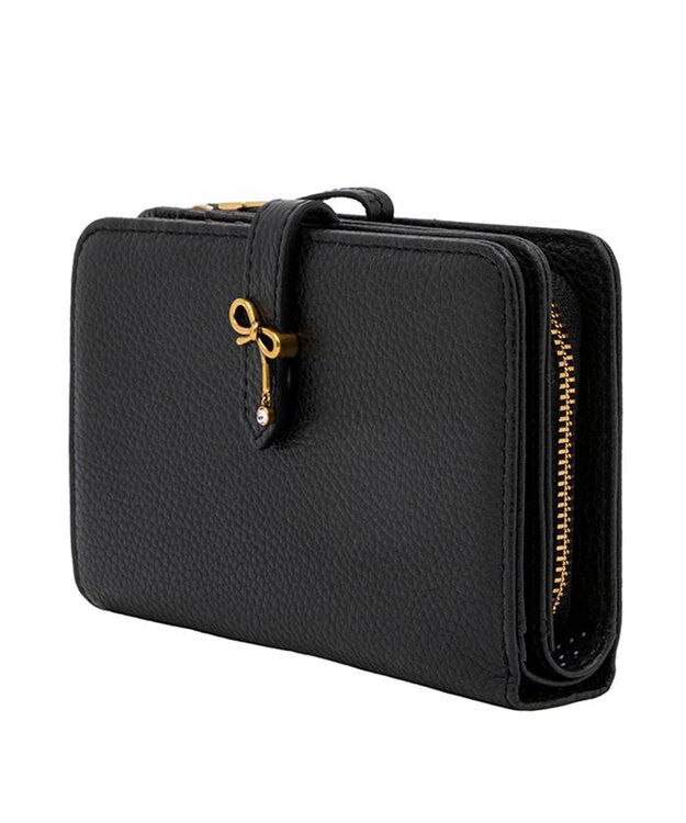 LANVIN en Bleu リュバン 二つ折り財布 ブラック