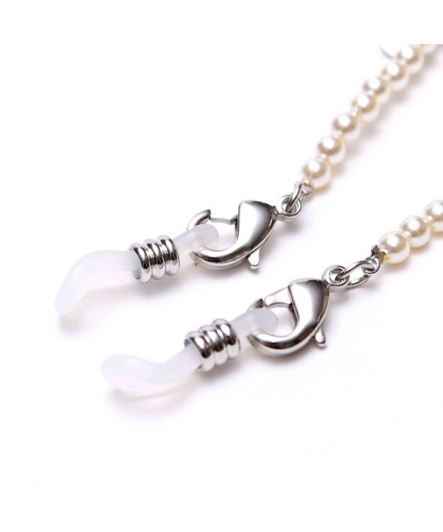 A.D.M.J. 【ネックレスとしても】スワロフスキー(R)・クリスタルパール/グラスコード PEARL