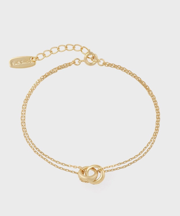 Paul Smith Double Ring Motif ブレスレット ゴールド