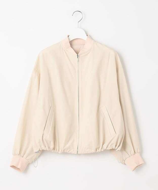 Feroux バックギャザー ブルゾン ベージュ系