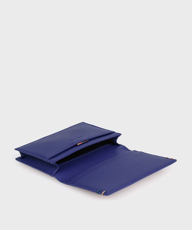 Paul Smith ハイライトステッチ 名刺入れ ブルー