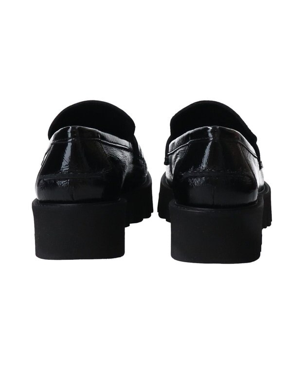 INTER-CHAUSSURES 【PASCUCCI】エクストラライトソールローファー ブラックエナメル