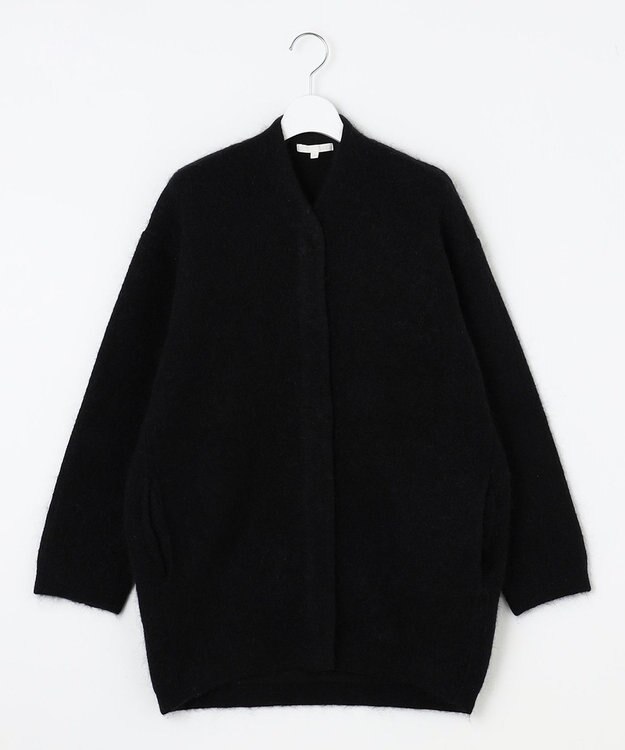 自由区 【WEB限定カラーあり・昨年大人気商品をアップデート】モヘアニット アウター [WEB限定]ブラック系