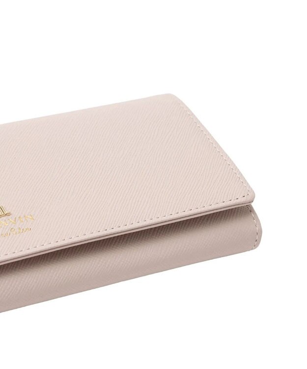 LANVIN en Bleu リュクサンブール かぶせ長財布 ペールピンク