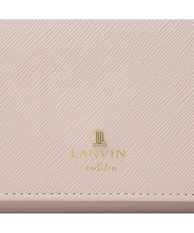 LANVIN en Bleu リュクサンブール かぶせ長財布 ペールピンク