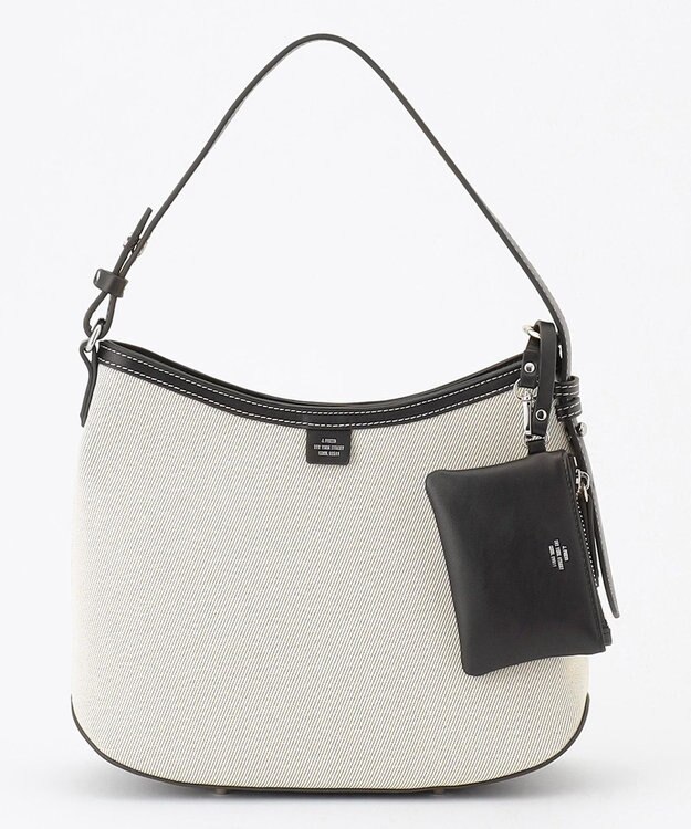 J.PRESS LADIES 【2way】キャンバス ショルダー バッグ ブラック系
