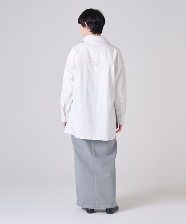Ripo trenta anni PULLOVER デニムシャツ OFF WHITE