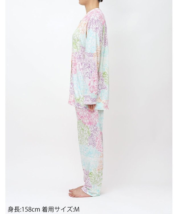 tsumori chisato SLEEP ツモリチサト パジャマ 長袖 長ズボン 綿100%(本体) 接結天竺素材 レディース UDX503 /ワコール ピンク