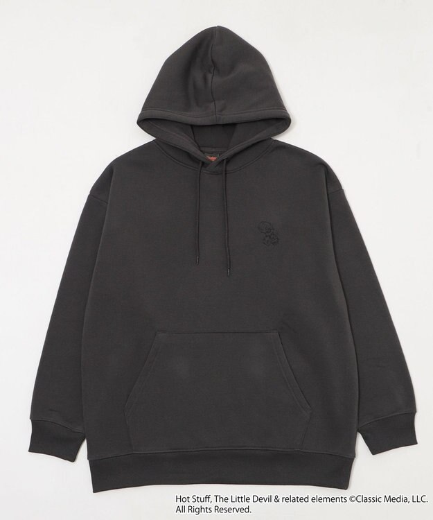 WEGO 【ユニセックス着用ITEM/裏起毛】HOTSTUFFグラフィックプルオーバー スミクロ