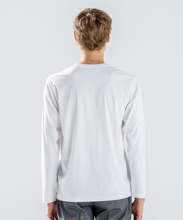 JOSEPH HOMME ハイゲージベアスムース　クルーネック長袖Ｔシャツ ホワイト系