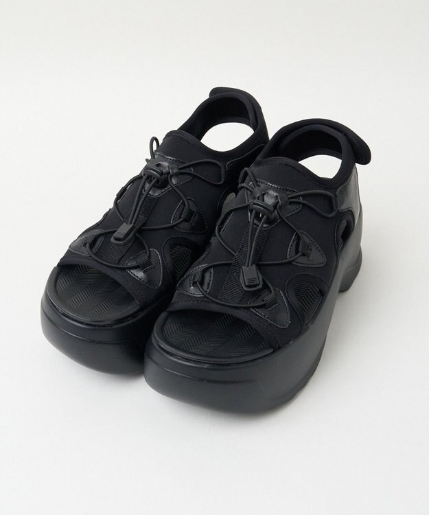 WEGO ボリュームスポーツサンダル ブラック