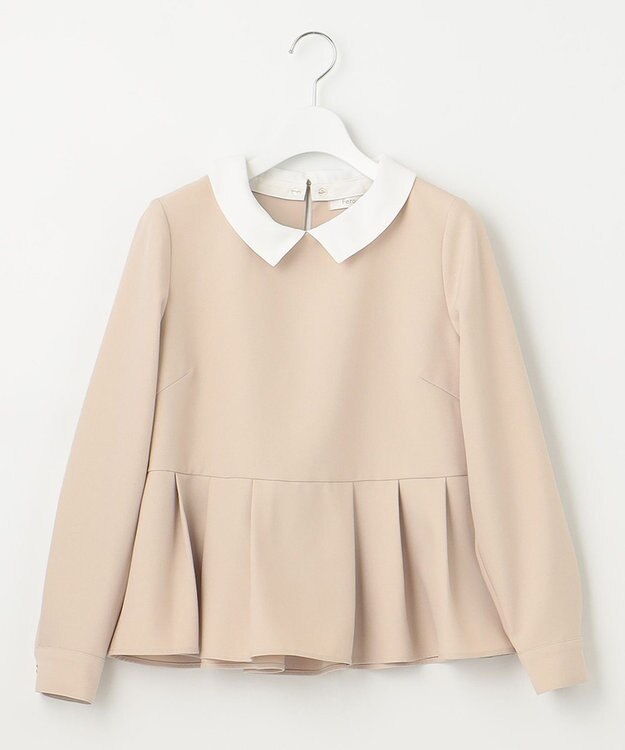 Feroux 【洗える】2WAY 美シルエット セットアップ ベージュ系