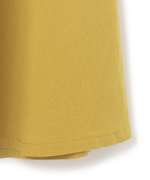 J.PRESS YORK STREET 【WOMEN】ワンウォッシュリネンコットン スカート イエロー系