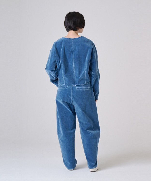 Ripo trenta anni INDIGO VELOUR プルオーバー BLUE
