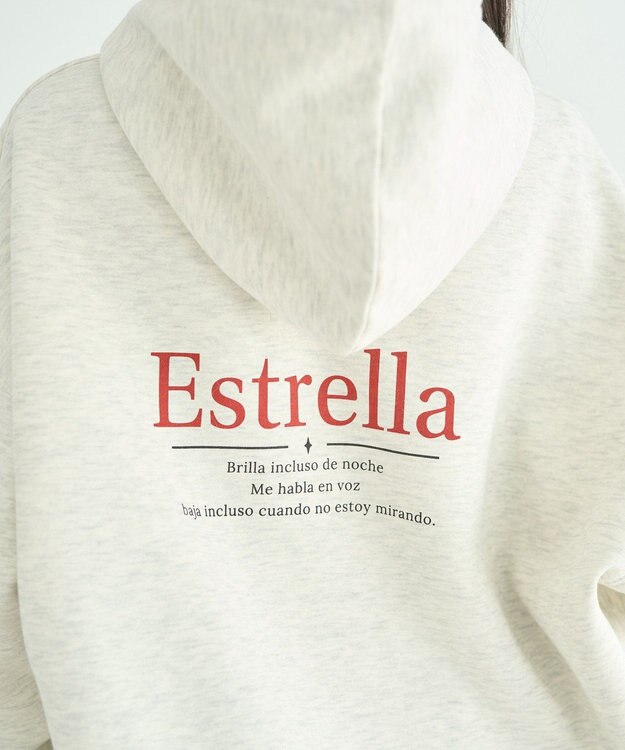 earth music&ecology アソートロゴフーディー Oatmeal