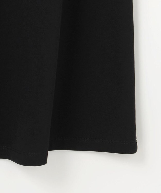 Feroux 【洗える】チュールキャミレイヤード カットソー ワンピース ブラック系