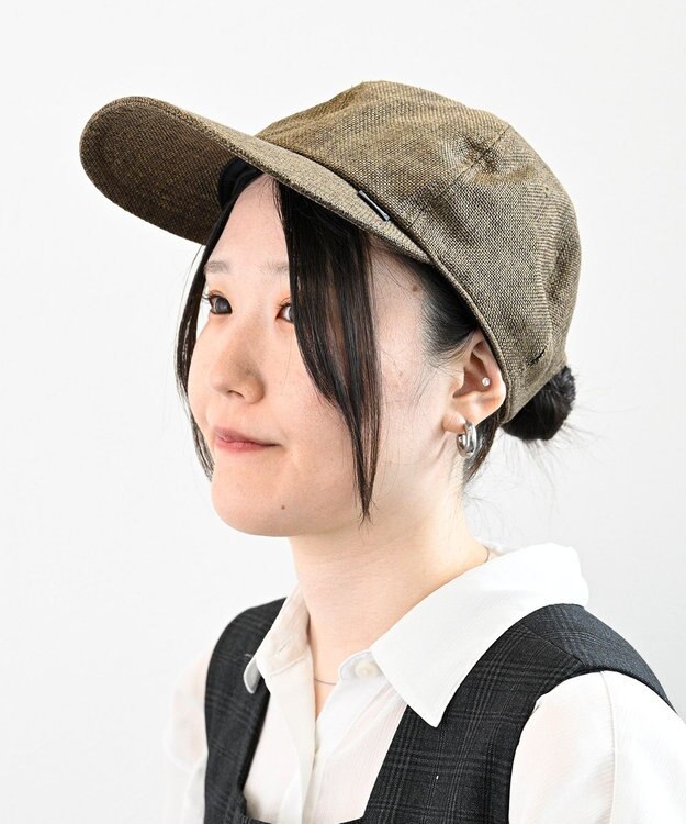 ATRENA 熱を遮る帽子コカゲル マシンウォッシュ ナチュライクキャップ ブラウン