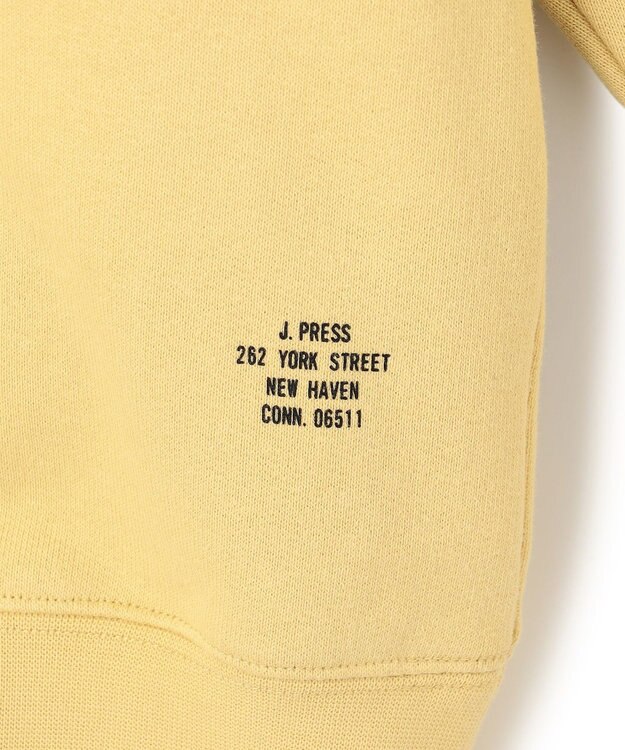 J.PRESS MEN 【J.PRESS ORIGINALS】【UNISEX】Supima Recycle French Terry Orval Logo Sweat Shirt イエロー系