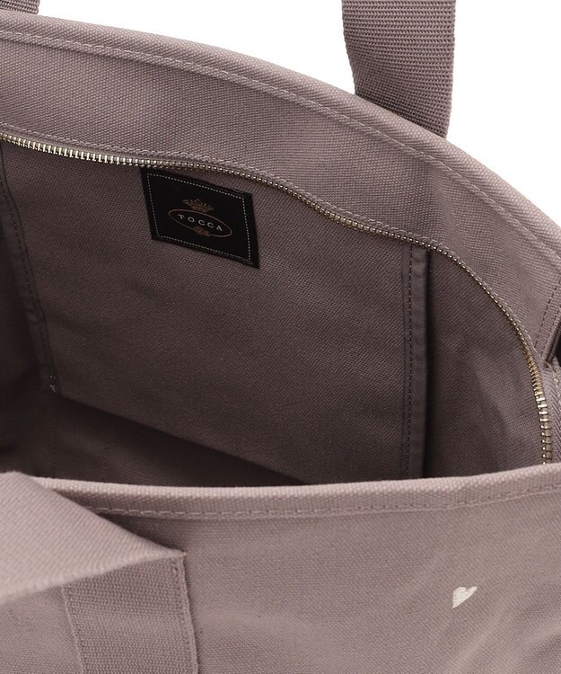 TOCCA 【chayさん着用・WEB＆一部店舗限定】LUCKY SHOWER TRAVELING TOTE トラベルキャンバストート [新色]ライトグレー系