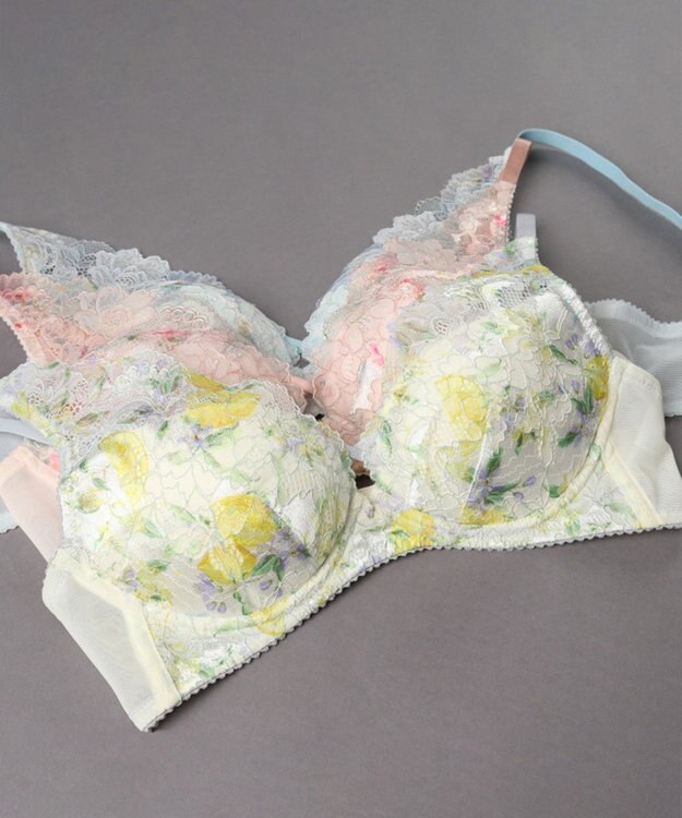 WACOAL 【重力ケアブラ】 ノンワイヤーブラ バストを重力から守る まる胸をキープ ラクなつけごこち Gカップまで対応 大きいサイズ レディース BXB194 /ワコール イエロー