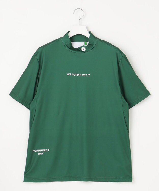 PW CIRCULUS 【UVカット / 吸水速乾 / 伸縮性抜群】【MEN】NEW バックメッシュモック T グリーン系