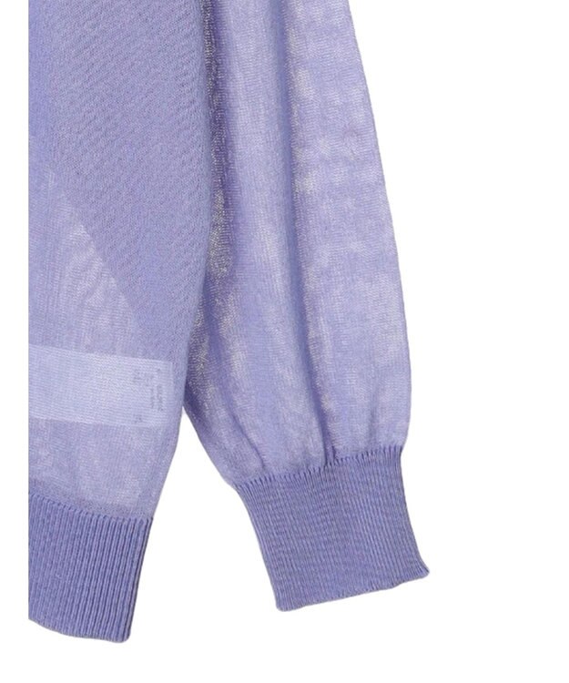 earth music&ecology シアーニットカーディガン Light Purple