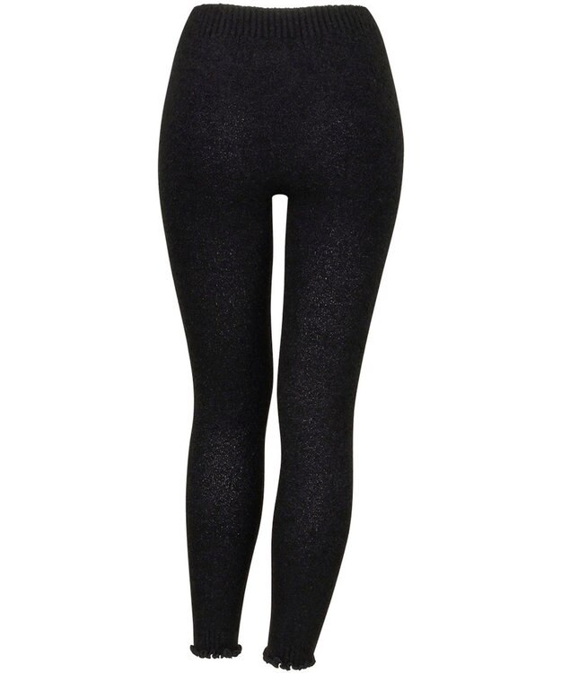 Wing あったかオーバーパンツ マシュマロ糸を使用 ここちよいフィット感 軽いはきごこち 足首丈 秋 冬 ER0795 ウイング／ワコール ブラック