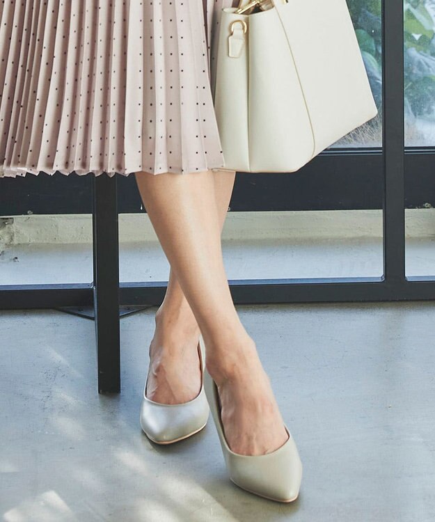 ANY SIS 【22.5~24.5cm】レディライク パンプス ライトグレー