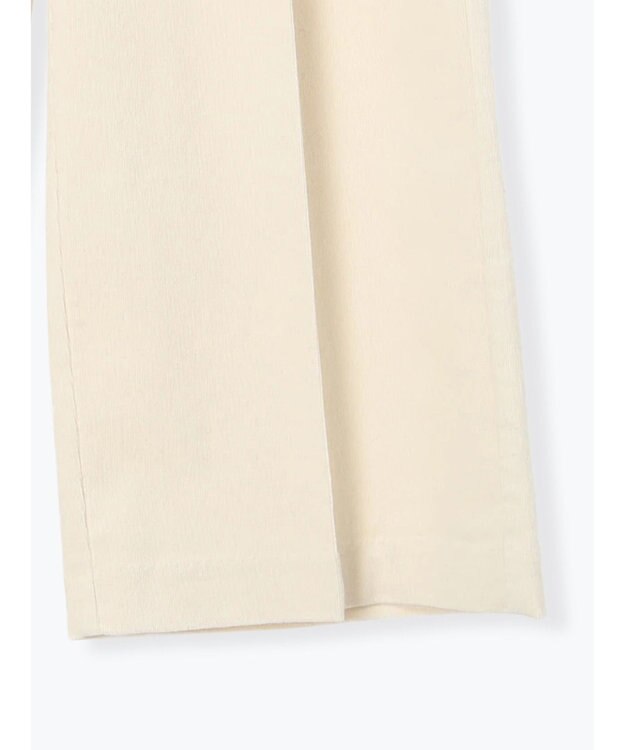 Te chichi 【宮本茉由着用】コーデュロイワイドパンツ オフホワイト