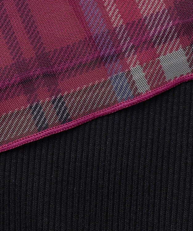 ANY KIDS チュール スカッツ ピンク×チェック