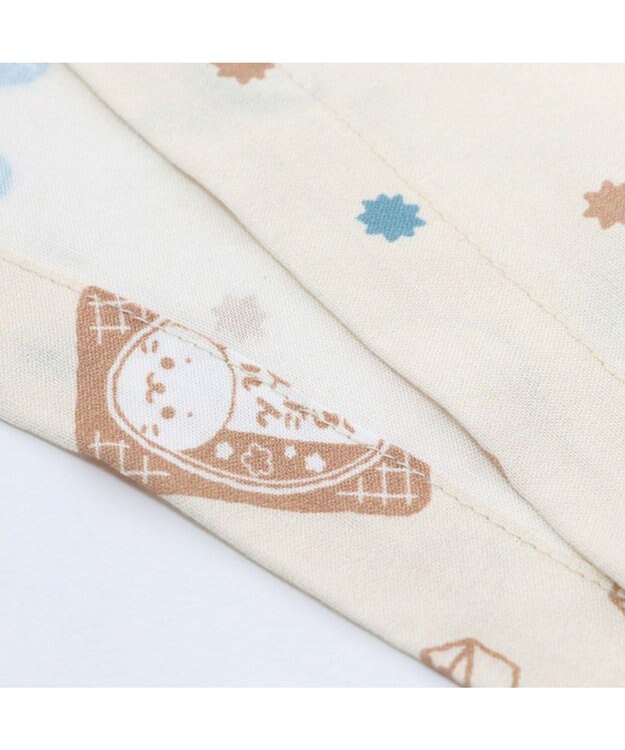 Mother garden しろたん アロハシャツ 半袖 《 駄菓子 / 黒 》 ユニセックス 男女兼用 駄菓子