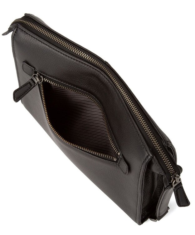 ACE BAGS & LUGGAGE LO HOMME PRESSE アルカイックソフト 本革 セカンドバッグ 71781 ロ・オム・プレッセ ブラック