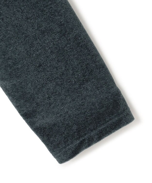 23区 【洗える】シアーベロア ロングスリーブ Tシャツ ダークグリーン系