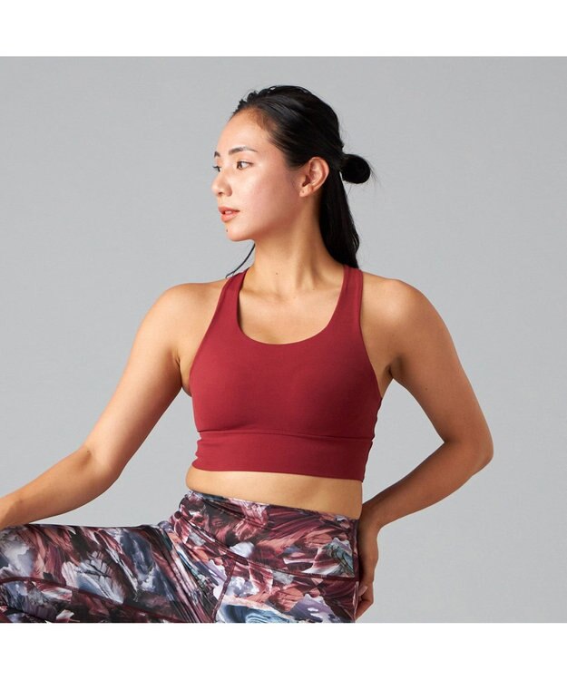 Chacott Chacott BALANCE Boost ブラトップホールド ワインレッド