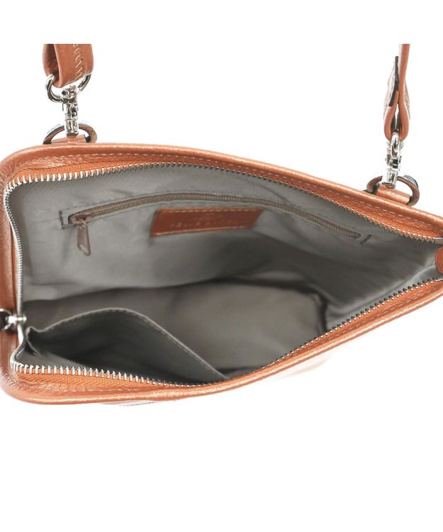 PELLE BORSA 縦型ポシェット Alive アライブ 4437 テラコッタ