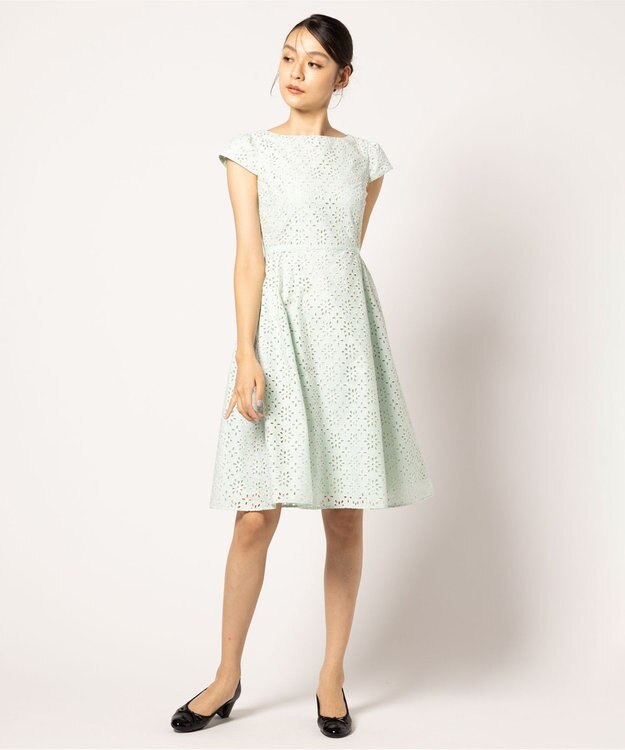 TOCCA 【00サイズあり・洗える・消臭】FLOWER STORM ドレス ミント系