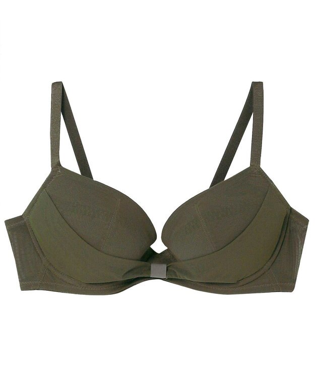 une nana cool 胸もとフィットをリボンでキープ リボンブラ OV