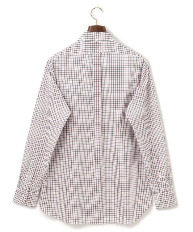 J.PRESS MEN ポプリンマルチチェック ボタンダウンシャツ ワイン系3