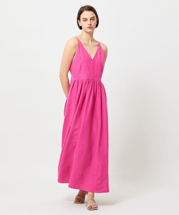 BEIGE， BASILE / マキシドレス Pink