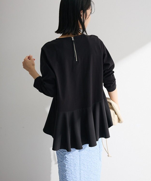 Green Parks ペプラムドッキングプルオーバー Black