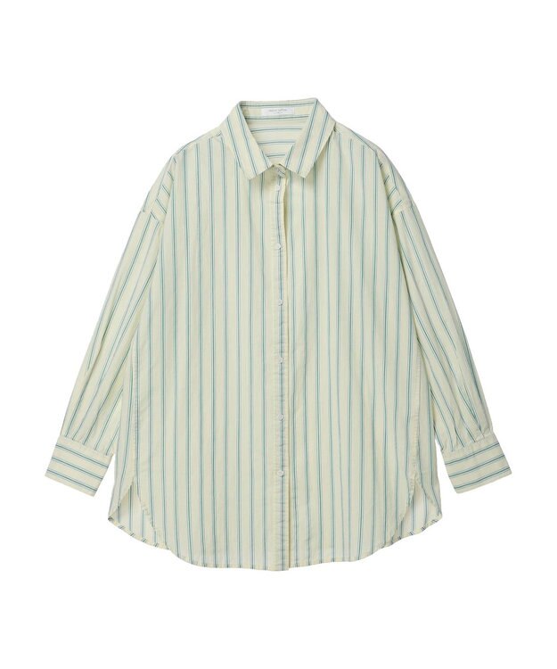 Green Parks アソートストライプシャツ Yellow
