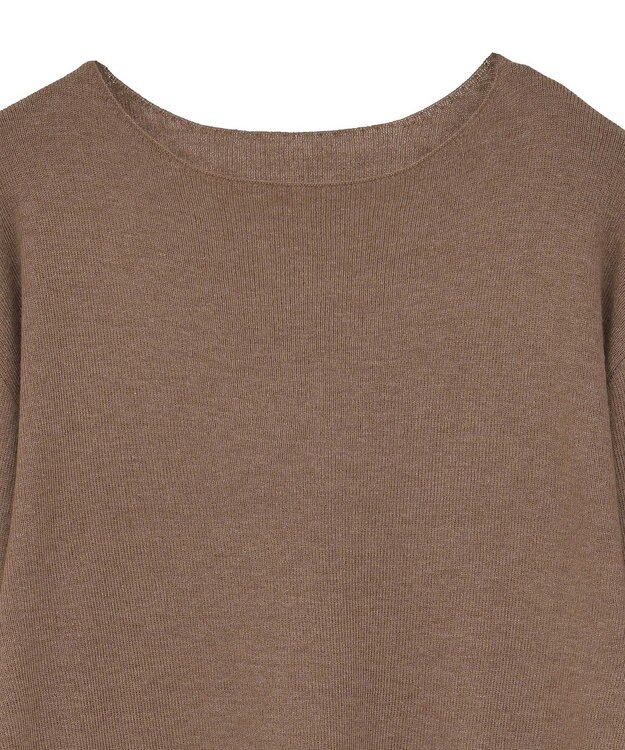 CRAFT STANDARD BOUTIQUE ボートネックニットプルオーバー Brown