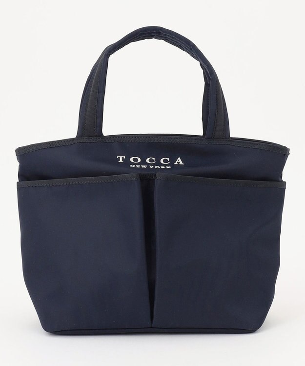 TOCCA 【WEB＆一部店舗限定】【撥水・サスティナブル素材】T-INCONTRO TOTE S トートバッグ S ネイビー系