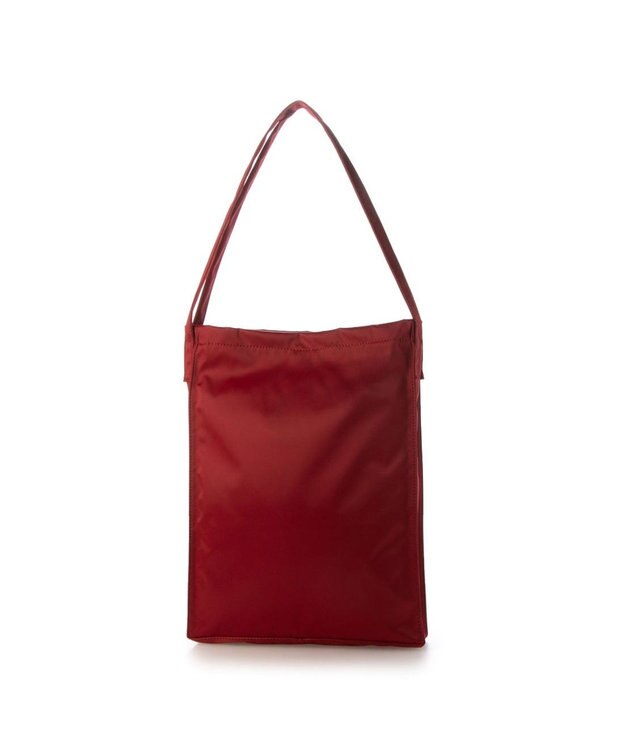 UNBILLION カシュカシュ cachecache / チェーンステッチ刺繍トートバッグ レッド