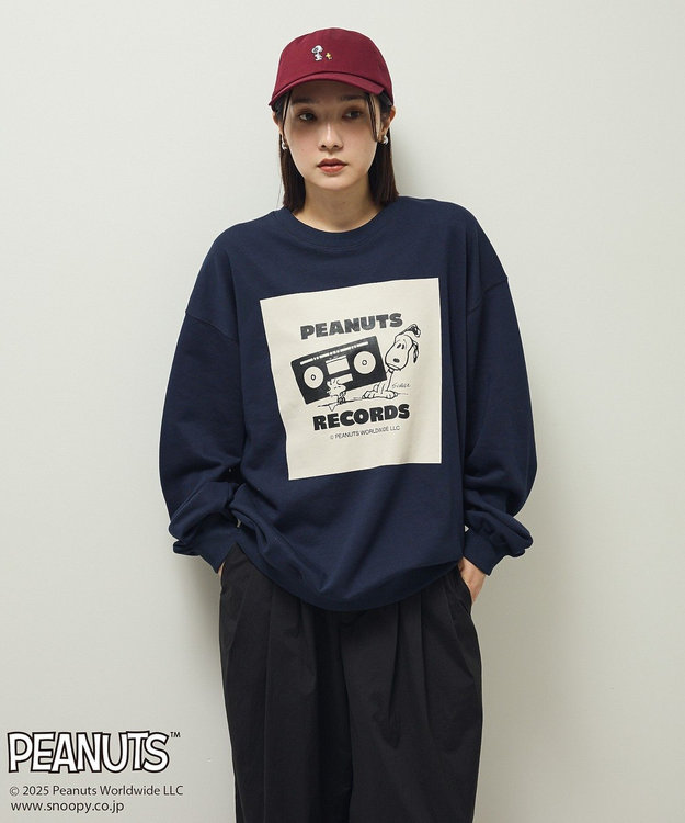 Green Parks ■PEANUTS ラジカセスウェット Navy