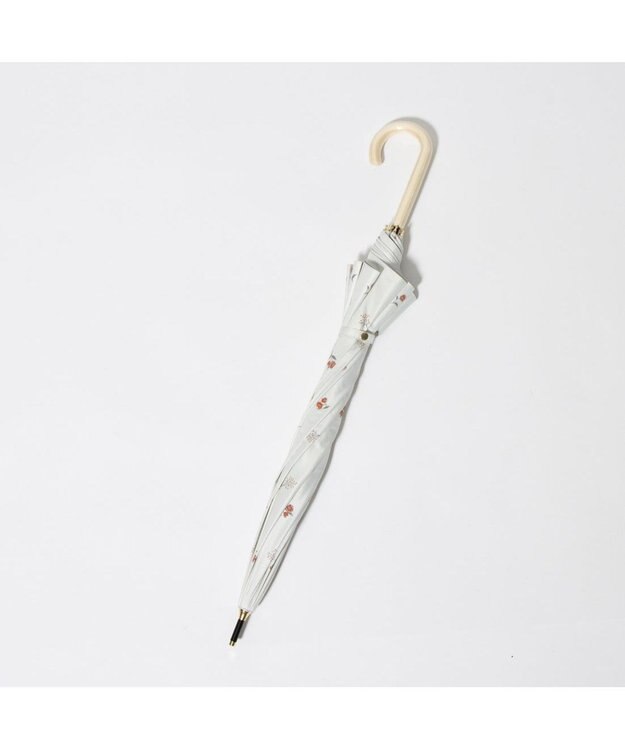 UNBILLION cache nez / 小花ドットプリントショートパラソル ホワイト