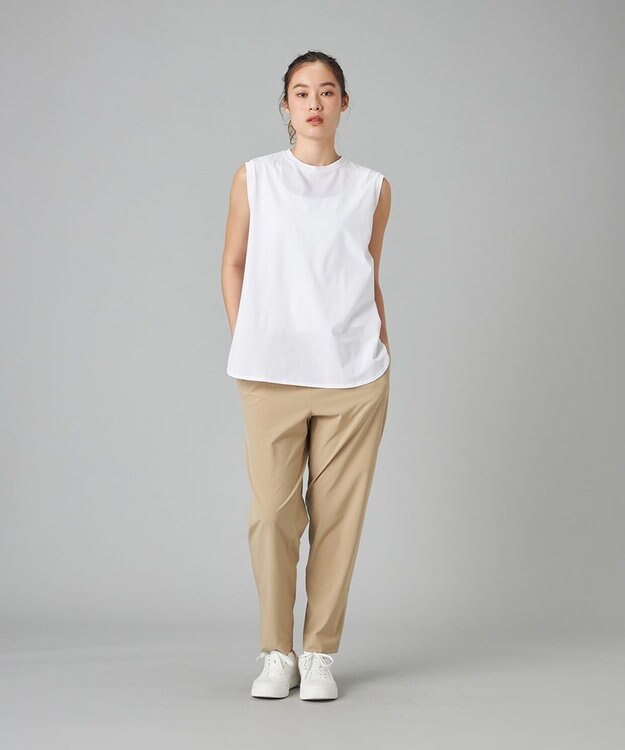 Chacott Chacott BALANCE EasyCare+ノースリーブＴシャツ ホワイト