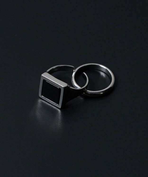 WEGO 2Pシグネットリング 柄1